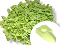 LEGO 49668 Plate płytka 1x1 Ząb j. zielony 25szt N