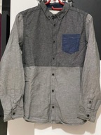 5 Koszula Denin 73 szaroniebieska oryginalny krój kieszeń 12 lat