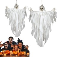 DEKORACJA NA HALLOWEEN UPIOR DUCH ZJAWA SMIERC DO DOMU WISZACA DUZA OZDOBA