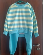 Dres komplet dresowy turkusowy roz. XL