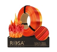 Filament Rosa 3D Refill PLA Rainbow SILK Fire 1kg