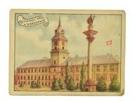 DR A. OETKER PRZEDWOJENNA REKLAMA OBRAZEK ZAMEK KRÓLEWSKI W WARSZAWIE