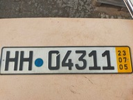 Tablica rejstracyjna samochodowa kolekcjonerska