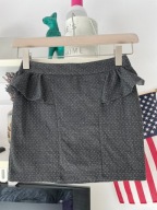 O ATMOSPHERE SZARA ARTYSTYCZNY KRÓJ Groszki S