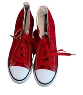 CZERWONE TRAMPKI BIG STAR R37 Z PODPISEM JURKA OWSIAKA 34. FINAŁ WOŚP