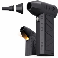 TURBO MINI DMUCHAWA JET FAN 130000 RPM 5000 mAh LAMPKA LED USB-C 3 BIEGI