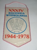 DNI Ustrzyk Dolnych 34 rocznica wyzwolenia 1978 proporczyk