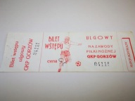 stary bilet GKP Gorzów Wielkopolski