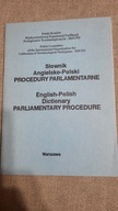 Słownik Angielsko-Polski Procedury Parlamentarne