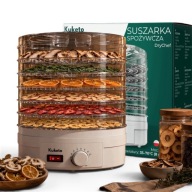 SUSZARKA DO GRZYBÓW OWOCÓW WARZYW ZIÓŁ spożywcza MOCNA 500W DUŻA XXL 6 SIT