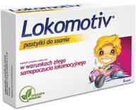 Tabletki do ssania Aflofarm Lokomotiv 6 szt. bezsmakowe imbir