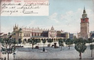 Kraków. Krakau. Sukiennice. Litografia 1904 r.