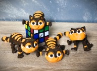 Figurka Flexi Elastyczny Kot Kotek Druk 3D