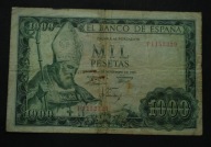 Hiszpania - banknot - 1000 Peset 1965 rok