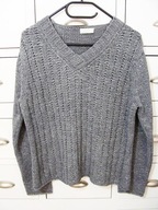 Bonita boski srebrny ażurowy błyszczący sweter j.nowy 44/46