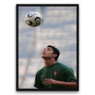 Plakat z ramą 21x30 Wzrok Mistrza Ronaldo CR7 piłka nożna Pomysł na prezent