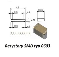 Rezystor SMD 0603 0,1 Ohm 1 % 0,1 W cena za 45 szt 9-3-5