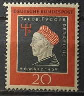 Niemcy - RFN - Bundespost Mi 307 ** 23/1
