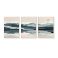PLAKATY TRYPTYK NATURA GÓRY, GRAFIKA DO SALONU, SYPIALNI, 3 x 30x40cm.