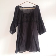 Krótka sukienka lub tunika M&S 38 bawełna przejrzysta markowa (678)