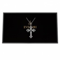 Gotycki Naszyjnik KRZYŻ Misa Amane DEATH NOTE Różaniec