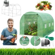 TUNEL FOLIOWY OGRODOWY FOLIAK SZKLARNIA NA WARZYWA OWOCE 200x300x200cm