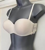 Biustonosz Ślubny Balkonetka Odpinane Ramiączka 70C