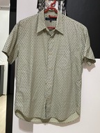 R Koszula French Connection jasna zieleń artystyczne figury geometryczne