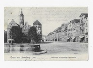 LWÓWEK LOWENBERG I SCHL. LUBAŃ ZŁOTORYJA JELENIA GÓRA DOLNY RYNEK 1905 RRRR