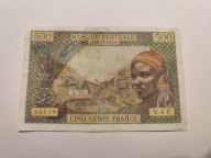 Kongo - 500 franków - rzadki