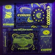 Banknot kolekcjonerski milion 1 000 000 EURO UV blikshop-pl