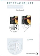 Niemcy Holandia 2006 ETB FDC malarstwo Rembrandt