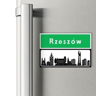 MAGNES TURYSTYCZNY Z PANORAMĄ RZESZÓW – PAMIĄTKA NA LODÓWKĘ