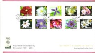Guernsey Wlk.Bryt. 2004 FDC 10zn. kwiaty, klematisy, powojniki, Mi 15 €