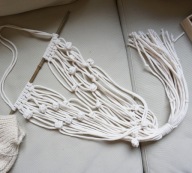 Kwietnik 5, makrama na kwiaty.Boho.Handmade.WIELE KOLORÓW
