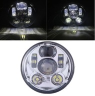 Wkład LED 5,75 cala do lamp Harley custom Honda Triumph 45 W Chrom
