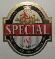 ETYKIETA PIWO SPECIAL PILS BROWAR GŁUBCZYCE