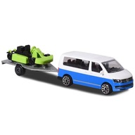Majorette VW T 1 2 3 4 5 6 Transporter z przyczepką Gokard