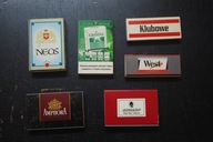 Zapałki reklamowe papierosy i tytoń