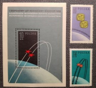 Polska Fi 1202-1203** + blok 36** I zespołowy lot kosmiczny 1962r nr 78 !!!