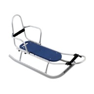 TRADYCYJNY METALOWE SANKI SANIE Z OPARCIEM PASAMI I SZNURKIEM