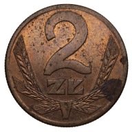 2 złote 1988 | Destrukt - duch i niedobita "8" w dacie | 0046/25