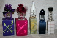 FLAKONY BUTELKI PO ORYGINALNYCH PERFUMACH PUSTE ZESTAW 5 SZTUK