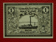 JAWORZNO - TOWARZYSTWO AKCYJNE "AZOT" - 1 KORONA 1919 rok