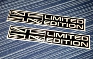 Emblemat Naklejka LIMITED EDITION UK United Kingdom TRIUMPH MINI MG Morgan