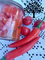 Papryczki pomidorowe z chilli 350 ml #Gospodarstwo Jaworscy