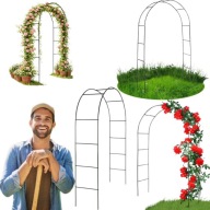 PERGOLA OGRODOWA METALOWA TARASOWA NA BALKON ŁUK DO KWIATÓW RÓZ PNĄCZ 240CM