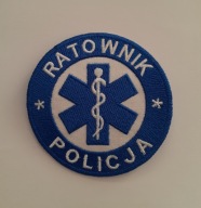 emblemat - naszywka - RATOWNIK POLICJA
