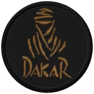 Termo Naszywka Dakar Logo Haftowana Wyścigi Rajd Motor Naprasowanka