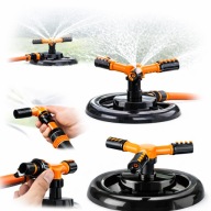 ZRASZACZ OBROTOWY DO PODLEWANIA WĄŻ OGRODOWY TRAWNIKA 3RAMIENNY REGULOWANY